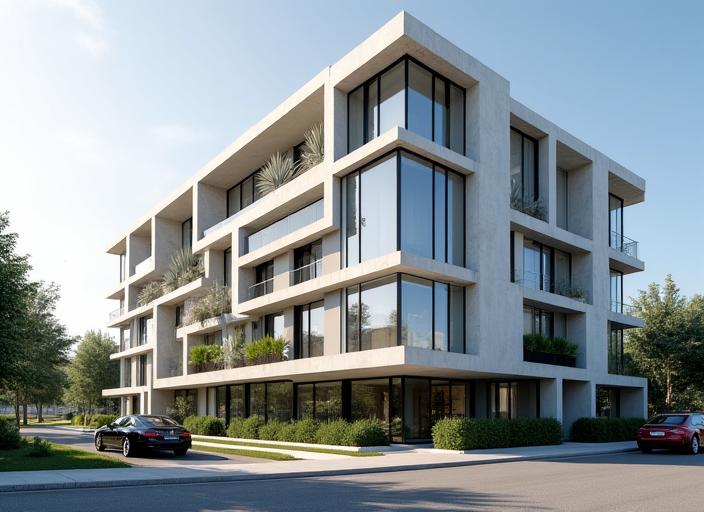 Immeuble résidentiel moderne construit par VerdantArc à Lyon