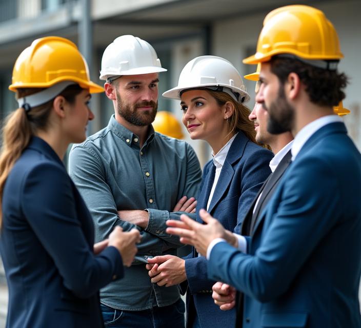 L'équipe d'ingénieurs et architectes de VerdantArc Construction